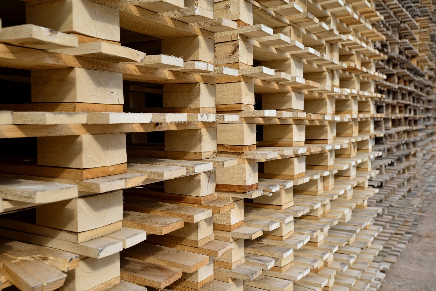 Wooden pallets